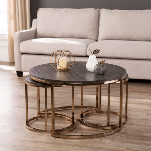Beautiful Modern Round Coffee Table, Wayfair Stacking Coffee Tables