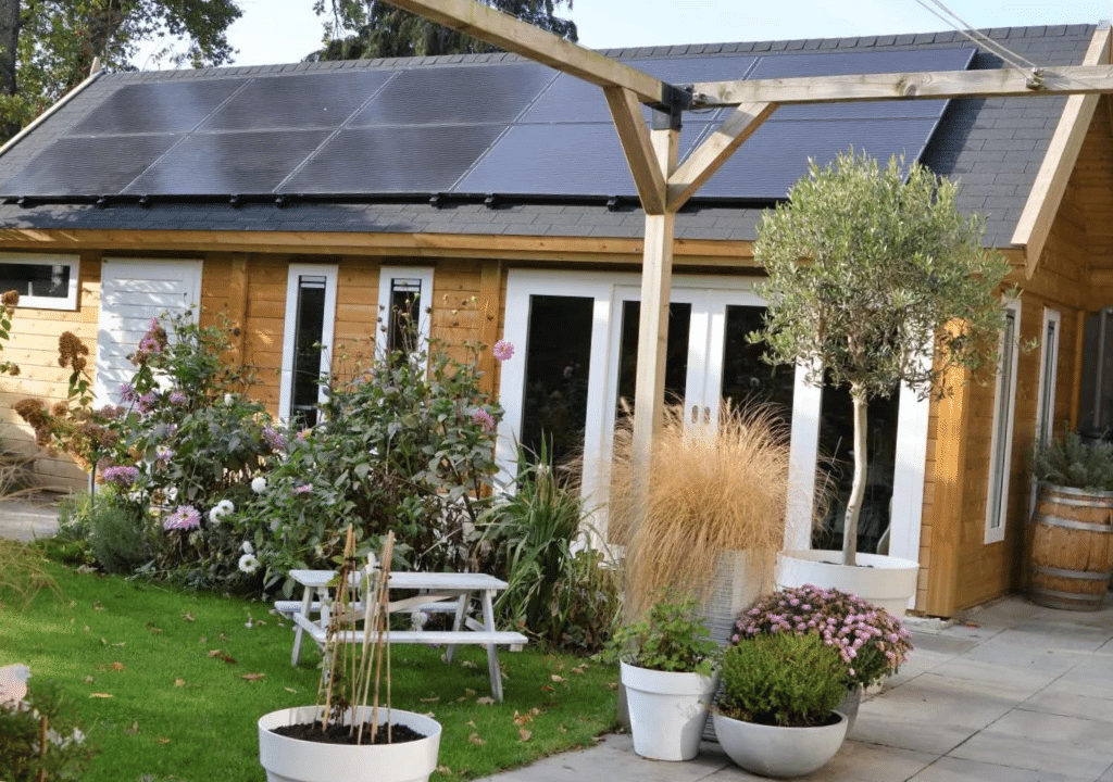 solar powered lights for summerhouse