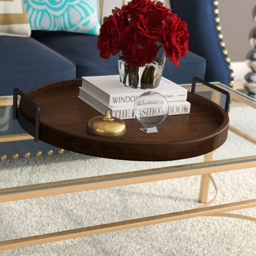 coffee table tray with books