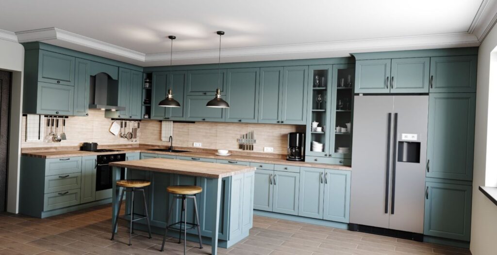 Turquoise Kitchen Cabinet Color Scheme Ideas 1024x527 