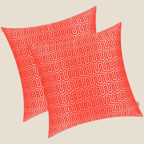 coral throw pillow covers