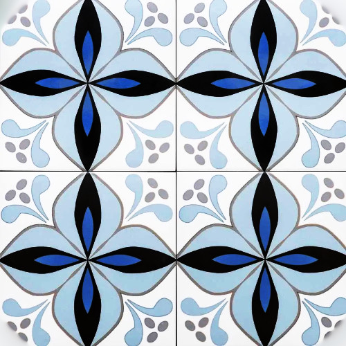 life petals porcelain matte tile