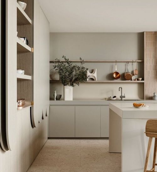 simple kitchen design with pleasing aesthetic